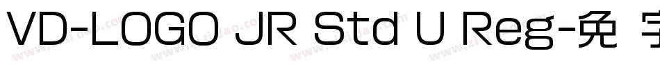 VD-LOGO JR Std U Reg字体转换